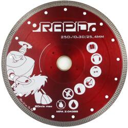  RAPID SILENT CUT RED gyémánt vágókorong 250x10x30/25, 4 mm M08711 (M08711)
