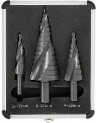 VERKE Premium Line lépcsős fúrókészlet HHS-TiN 3 db (V05052) (V05052)
