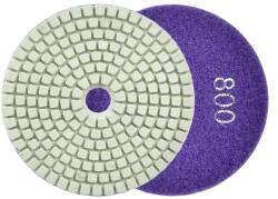 GEKO gyémánt polírozó korong tépőzáras gres/gránit/márvány nedves csiszolás 100mm gr800 G78914 (G78914)