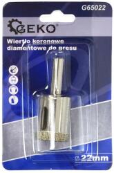 GEKO körkivágó gyémánt lyukfúró vizes fúráshoz GRES 22 mm G65022 (G65022)