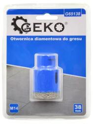 GEKO gyémánt koronafúró dobozfúró gres/kerámia/csempe 38mm M14 G65138 (G65138)