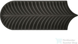 Cifre Cerámica ALMA Scale Black Brillo 8x21, 5 cm fali csempe (CIF0542)