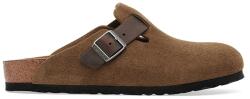 Birkenstock papucs velúrból Boston - barna Férfi 44
