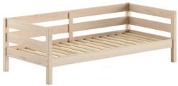 VIPACK Natúr színű borovi fenyő gyerekágy ágyráccsal 90x200 cm Margrit - Vipack