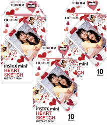 Fujifilm Mini Heart Sketch Trio film
