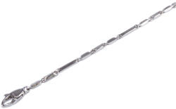 Ékszershop Vékony barakka jellegű fehérarany karlánc (1335714)