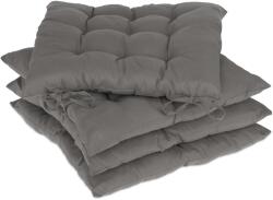 Relaxdays Set de 4 perne de scaun Relaxdays gri (10067824)