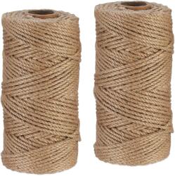 Relaxdays Sfoară de iută Relaxdays 4 mm x 100 m set de 2 (10095658)