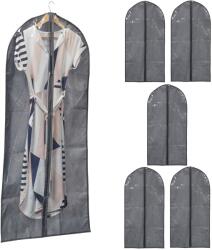 Relaxdays Set de 6 saci de haine Relaxdays, 135 x 60 cm (10079036)