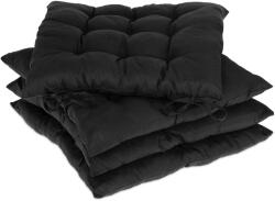 Relaxdays Set de 4 perne de scaun Relaxdays, negru (10068013)