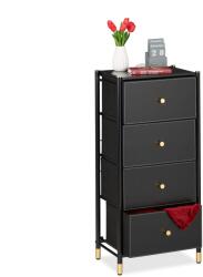 Relaxdays Comodă Relaxdays cu 4 sertare (10098581) Comoda