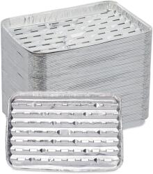 Relaxdays Bol grătar din aluminiu Relaxdays, set de 100 (10107273) Tava