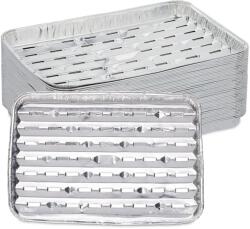 Relaxdays Bol grătar din aluminiu Relaxdays, set de 40 (10107264) Tava