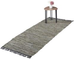 Relaxdays Covor Relaxdays Patchwork din piele și bumbac (10075144) Covor