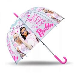 Barbie átlátszó esernyő - 70 cm (JVL-EWA00011BB)