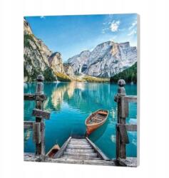 NORIMPEX Festővászon Számok Szerinti Festéshez 40X50 Csónak Tó (BIU/MW/A-OBR03-K)