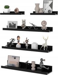  Rlavbl fali polc, fekete, 5 db-os szett (JOB-B0CGR7QFYG)