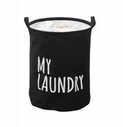  Rendszerező, tároló doboz játékoknak, szennyeskosár 40 x 50 cm fekete OR111CZ (5903678587123)