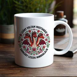 Partikellékek Leány voltam mostanáig sárkányos - lánybúcsú bögre