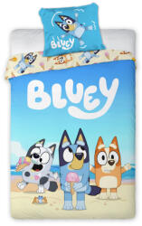 Brandmac Bluey Beach Day gyerek, ovis ágyneműhuzat 100×135cm, 40×60 cm (BRM022768)