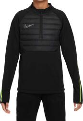 Nike Therma-FIT Academy edzőfelső, gyerekméret, fekete - fluosárga (FJ6181-013)