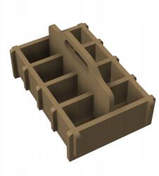  Akkumulátoros Kosár Elektromos Kéziszerszámokhoz 8 Rekeszes (320x220x170) (KOSZYK NA BATERIE - 8 PRZEGRÓD)