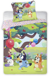Brandmac Bluey Garden Party gyerek, ovis ágyneműhuzat 100×135cm, 40×60 cm (BRM022881)