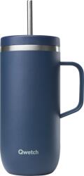 Qwetch Isotherm Cold Cup fogantyúval, 600ml - Matt éjkék