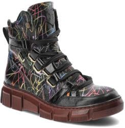 Maciejka Fekete Tornacipő Maciejka Stílusos Női Cipők (06158-01/00-7)