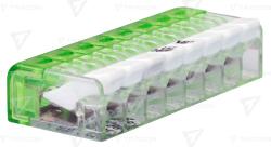 TRACON Clemă de legături fără şurub, transp. , care se poate deschide 0, 2-2, 5mm2, 24A, 450VAC 8P (RVONK8)