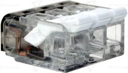 TRACON Clemă de legături fără şurub, transp. , care se poate deschide 0, 2-4mm2, 32A, 450VAC 3P (RVON3)