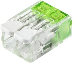 TRACON Clemă de legături fără şurub, transparentă, care se deschide 0, 5-6(4)mm2, 41A, 450VAC 2P (RVOGB2)
