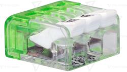 TRACON Clemă de legături fără şurub, transp. , care se poate deschide 0, 2-2, 5mm2, 24A, 450VAC 3P (RVONK3)