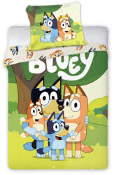Bluey Family Snuggle gyerek, ovis ágyneműhuzat 100×135cm, 40×60 cm (BRM022706) - oliviashop