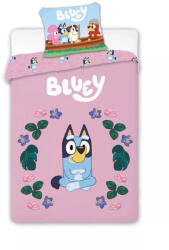 Bluey Blossom gyerek, ovis ágyneműhuzat 100×135cm, 40×60 cm (BRM022805) - oliviashop