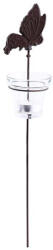Esschert Design Leszúrható öntöttvas gyertyatartó, 41, 5 cm, pillangó (WL35-P)