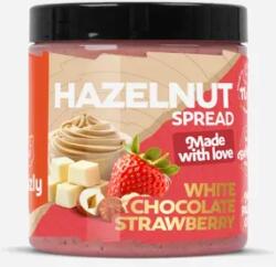 GRIZLY Mogyorókrém fehér csokoládéval és eperrel 250 g (GLokbj)