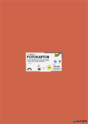 FOLIA Dekorkarton, 2 oldalas, 50x70 cm, 300 g, 10 lap, FOLIA, narancssárga