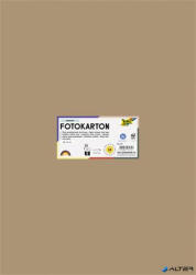 FOLIA Dekorkarton, 2 oldalas, 50x70 cm, 300 g, 10 lap, FOLIA, őzbarna