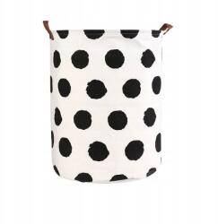 eCarla.pl Tároló Kosár Zsák Játékoknak Vagy Mosoda Számára Pöttyös 35x45 cm OR2WZ26 (OR2WZ26)