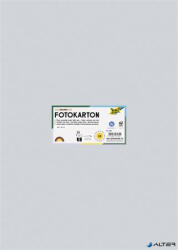 FOLIA Dekorkarton, 2 oldalas, 50x70 cm, 300 g, 10 lap, FOLIA, halvány szürke