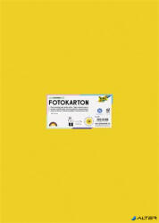 FOLIA Dekorkarton, 2 oldalas, 50x70 cm, 300 g, 10 lap, FOLIA, aranysárga (6115) - alter