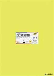 FOLIA Dekorkarton, 2 oldalas, 50x70 cm, 300 g, 10 lap, FOLIA, lime