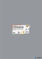FOLIA Dekorkarton, 2 oldalas, 50x70 cm, 300 g, 10 lap, FOLIA, kőszürke