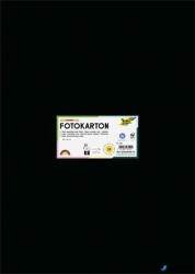FOLIA Dekorkarton, 2 oldalas, 50x70 cm, 300 g, 10 lap, FOLIA, fekete (6190) - alter