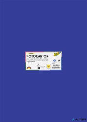 FOLIA Dekorkarton, 2 oldalas, 50x70 cm, 300 g, 10 lap, FOLIA, ultramarinkék