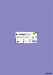 FOLIA Dekorkarton, 2 oldalas, 50x70 cm, 300 g, 10 lap, FOLIA, ibolyakék (6137) - alter