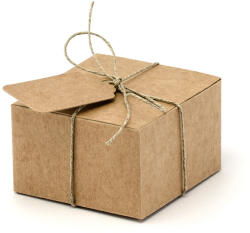  Dobozok címkékkel, 6x5, 5x3, 5 cm (1 db / 10 db) (PUDP22)