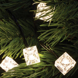  Led-füzér, kocka alakú, kül- és beltérre (DECO-5)