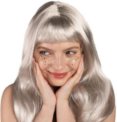  Paróka, hosszú haj, ezüst (PER2-018)